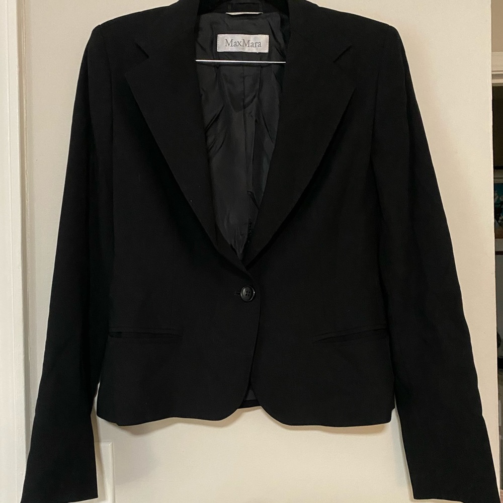 Max Mara Single Button Blazer - image 1